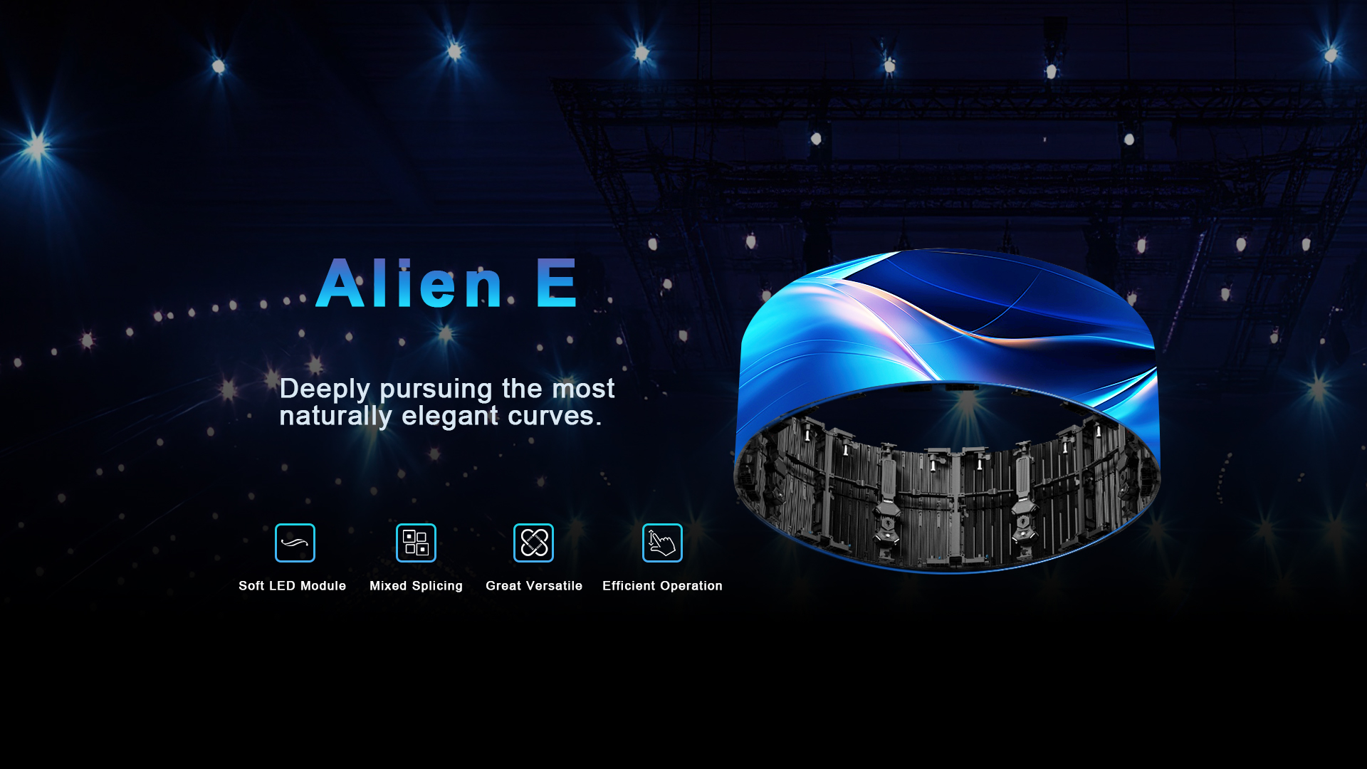 Flexible LED display - Alien E