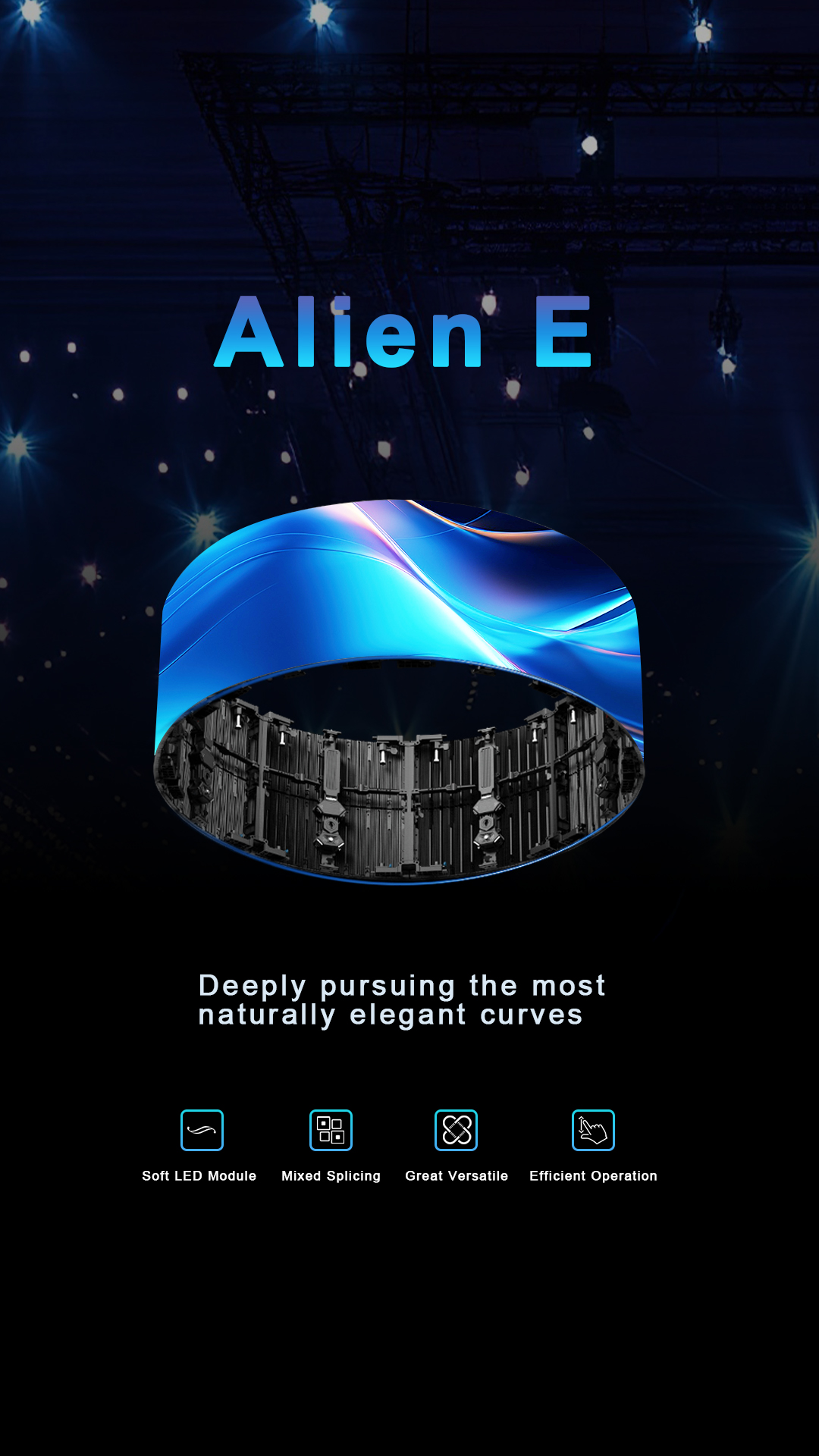 Flexible LED display - Alien E